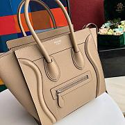 Celine Micro Luggage Apricot 167793 Size 27 x 27 x 15 cm - 4