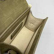 Jacquemus Suede Olive Green 2019 Size 12 x 8 x 5 cm - 5