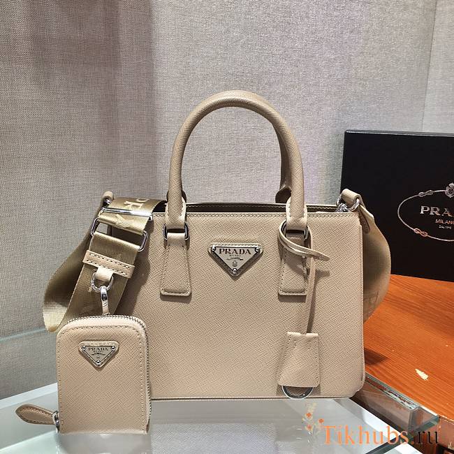 Prada Three-In-One Killer Bag Beige 1BA296 Size 23 x 16.5 x 10 cm - 1