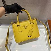 Prada Mini Killer Yellow 1BA906 Size 20 x 15 x 9.5 cm - 3