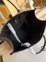 LV Since 1854 Onthego GM Bordeaux Black M57185 Size 41 x 34 x 19 cm - 5