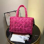 Chanel Zipper Handbag Pink AS0976 Size 32 x 25 x 13 cm - 1