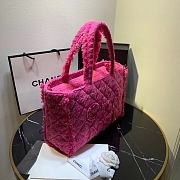 Chanel Zipper Handbag Pink AS0976 Size 32 x 25 x 13 cm - 6