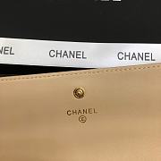 Chanel Leather Chain CC Buckle Wallet 6871 Size 19 cm - 6