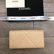 Chanel Leather Chain CC Buckle Wallet 6871 Size 19 cm - 3