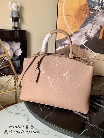 LV Grand Palais Handbag Apricot M45811 Size 34 x 24 x 15 cm