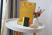 Louis Vuitton Pocket Organizer Wallet Yellow M80779 Size 8 x 11 x 1 cm - 1