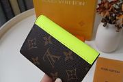 Louis Vuitton Pocket Organizer Wallet Yellow M80779 Size 8 x 11 x 1 cm - 6