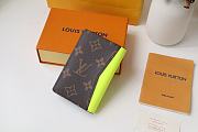 Louis Vuitton Pocket Organizer Wallet Yellow M80779 Size 8 x 11 x 1 cm - 5