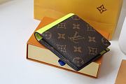 Louis Vuitton Multiple Wallet Yellow M80781 Size 11.5 x 9 x 1.5 cm - 6