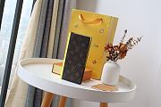 Louis Vuitton Brazza Wallet Yellow M80790 Size 10 x 19 x 2 cm - 1