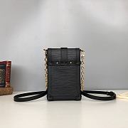 LV Pochette Trunk Verticale Epi Leather Black M67871 Size 11 x 17.5 x 3.5 cm - 2