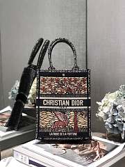 Dior Mini Book Tote Vertical Tarot Card 0680 Size 20 x 9 cm - 1