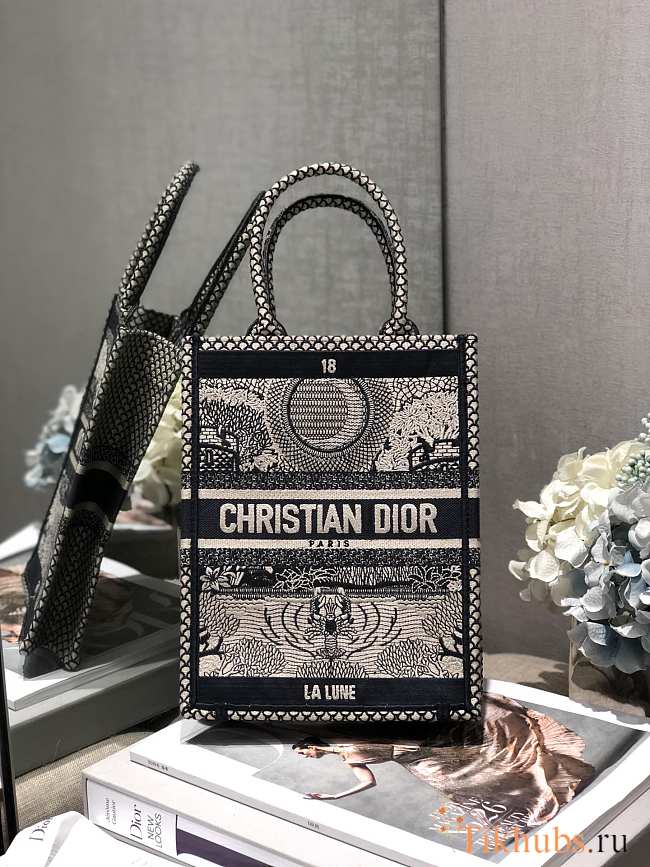 Dior Mini Book Tote Vertical Tarot Card 01 0680 Size 20 x 9 cm - 1