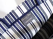 Dior Blue And White Stripes Book Tote Size 41.5 x 32 x 5 cm - 6