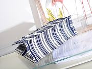 Dior Blue And White Stripes Book Tote Size 41.5 x 32 x 5 cm - 5