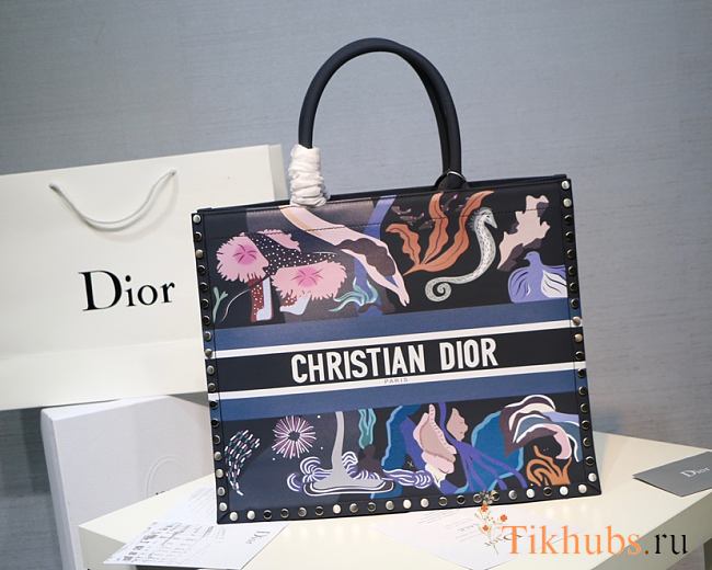 Dior Smooth Calfskin Handbag Tote Bag 41.5 x 32 x 5 cm - 1