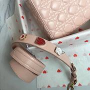 Lady Dior Nude Pink Lambskin Size 20 x 17 x 9 cm - 4