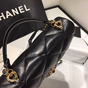 Chanel 19 Handle Chain Bag Black AS1114 Size 23 x 15 x 6 cm - 6