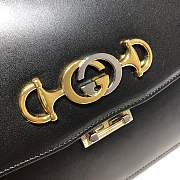 Gucci Small Zumi Shoulder Bag Black 576388 Size 24 x 16 x 4.5 cm - 4