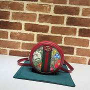 Gucci Ophidia GG Flora Mini Backpack In Red 598661 Size 16 x 16 x 4 cm - 1