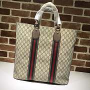 Gucci GG Supreme Tote Brown 473870 Size 44.5 x 40.5 x 15 cm - 5