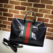 Gucci GG Imprime Web Carry On Duffle Black 269375 Size 42 x 26 x 24 cm - 1