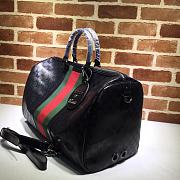 Gucci GG Imprime Web Carry On Duffle Black 269375 Size 42 x 26 x 24 cm - 5