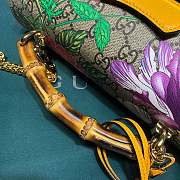 Gucci Crossbody Padlock Flower Yellow 603221 Size 24 x 17 x 10 cm - 2