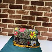 Gucci Crossbody Padlock Flower Yellow 603221 Size 24 x 17 x 10 cm - 3