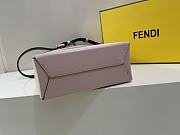 Fendi Small Pink Leather Tote Bag Size 25 x 19 x 8 cm - 6