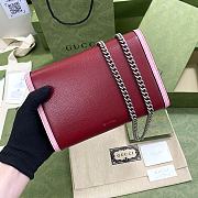 Gucci GG Supreme Dionysus Chain Wallet Red 401231 Size 20 x 13.5 x 3 cm - 3