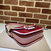 Gucci Horsebit 1955 Shoulder Bag Red 602204 Size 25 x 18 x 8 cm - 6