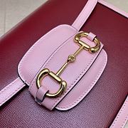 Gucci Horsebit 1955 Shoulder Bag Red 602204 Size 25 x 18 x 8 cm - 5