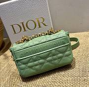 Dior Caro Green Size 14 x 8 x 4 cm - 5