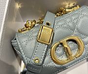 Dior Caro Blue Size 14 x 8 x 4 cm - 5