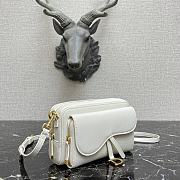 Dior Caro Clutch White 9238 Size 19 x 10.5 x 5 cm - 4