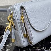 Dior Caro Clutch Light Blue 9238 Size 19 x 10.5 x 5 cm - 3