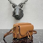 Dior Caro Clutch Caramel 9238 Size 19 x 10.5 x 5 cm - 3