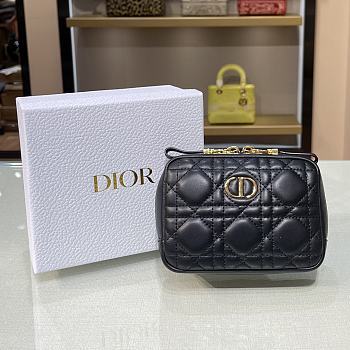 Dior Caro Zipper Clutch Size 15 x 10.5 x 4 cm