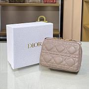 Dior Caro Zipper Clutch Pink Size 15 x 10.5 x 4 cm - 5