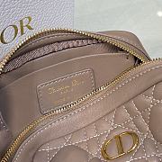 Dior Caro Zipper Clutch Pink Size 15 x 10.5 x 4 cm - 2