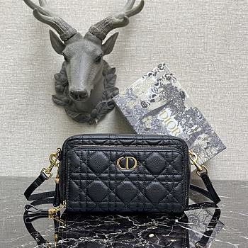 Dior Caro Black 9237 Size 19 × 10.5 × 5 cm