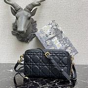 Dior Caro Black 9237 Size 19 × 10.5 × 5 cm - 5