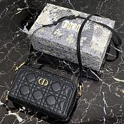 Dior Caro Black 9237 Size 19 × 10.5 × 5 cm - 3