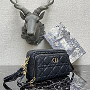 Dior Caro Black 9237 Size 19 × 10.5 × 5 cm - 2