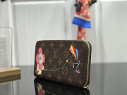 LV Zipper Wallet Sunflower M60017 Size 19.5 x 10.5 x 2.5 cm - 2