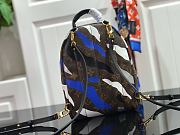 LV Palm Springs Mini Backpack Blue M45143 Size 17 x 22 x 10 cm - 3