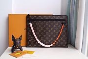 Louis Vuitton Pochette A4 Clutch Pouch Bag M44484 Size 35.5 x 27 x 1.5 cm - 1