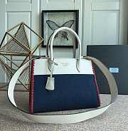 Prada Denim Handbag 1BA102 Size 30 x 23 x 15 cm - 1